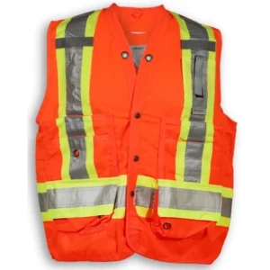 Gilet de géomètre orange