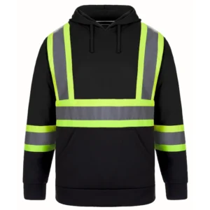 Sweat-shirt à capuche zippé haute visibilité avec capuche amovible-Infinity